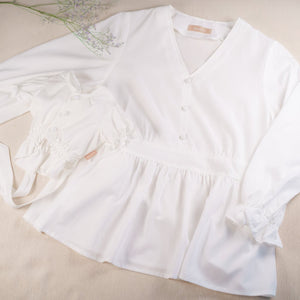 犬服とペアルックができるオーナー服（Amour/White）